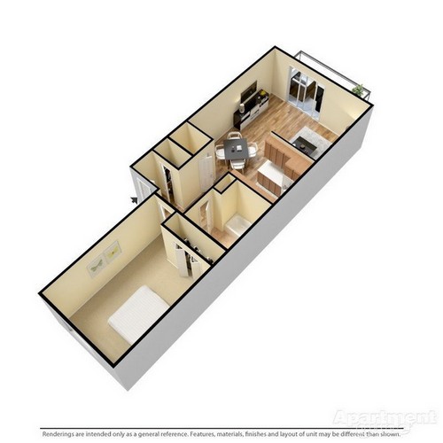 One Bedroom - Partially Renovated Image